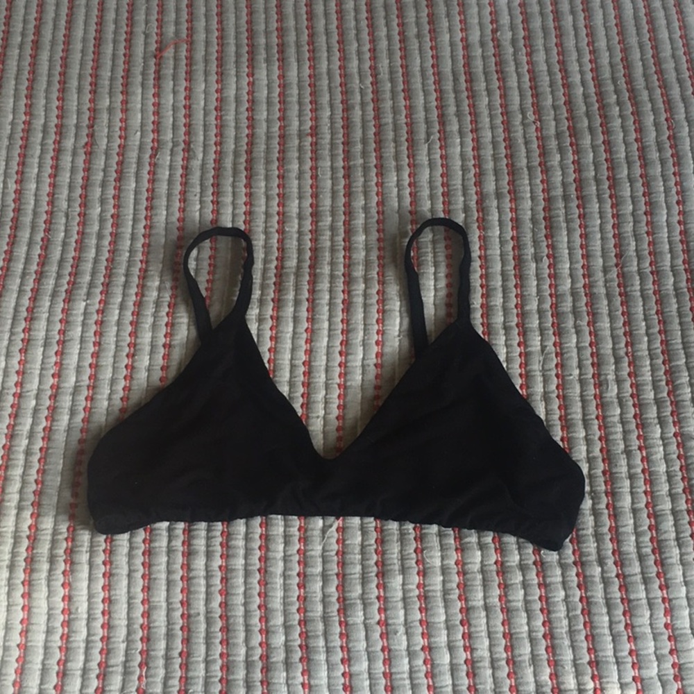 Never worn, triangle bra
